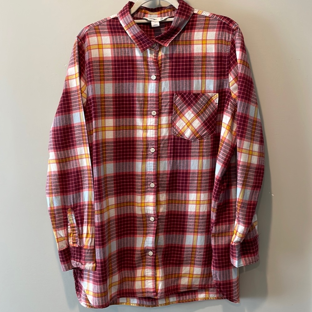 Old Navy Flannel Tunic XL